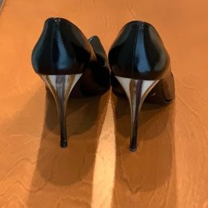Stuart Weitzman “Naughty” Black Leather Pumps
